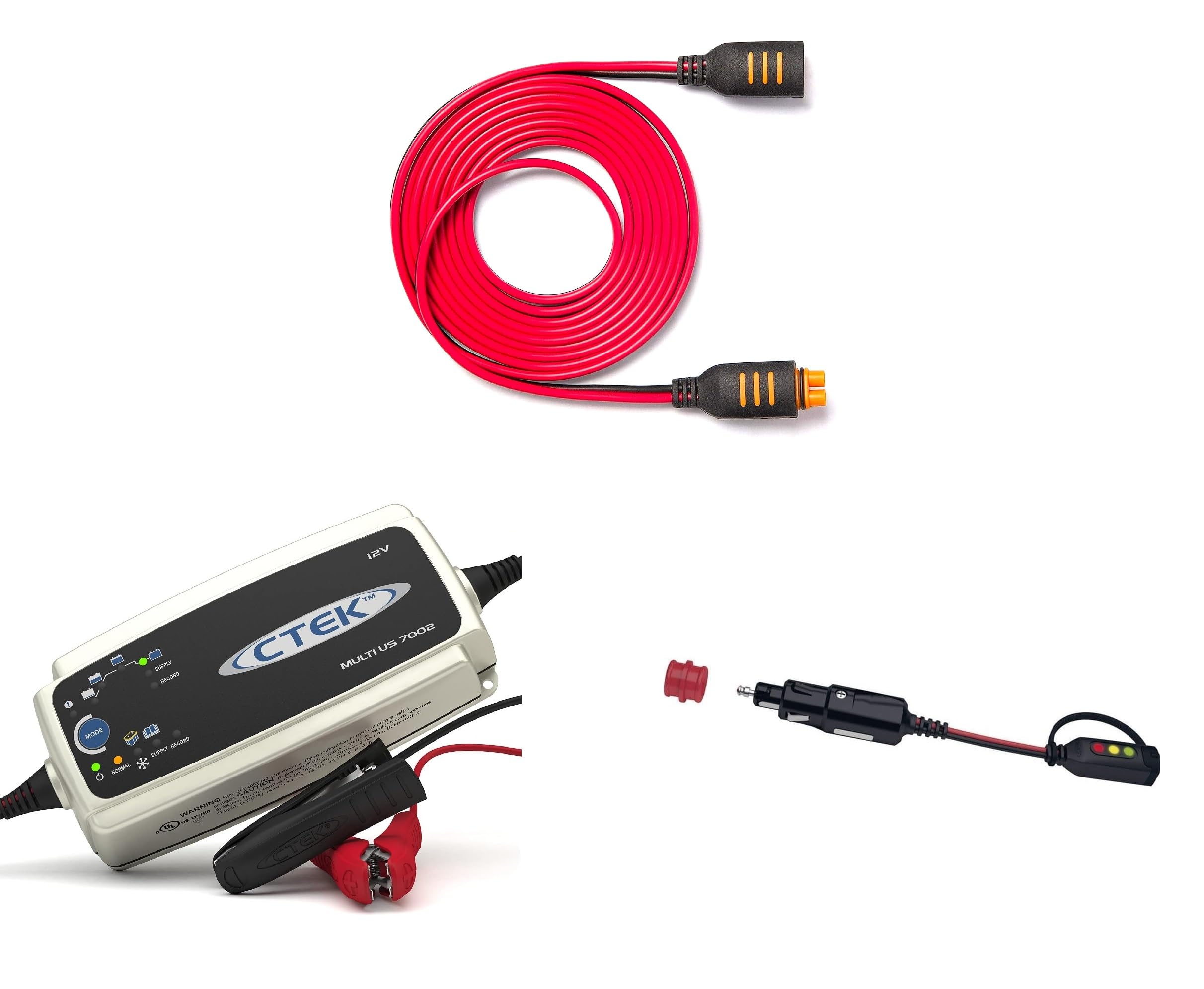 Amazon.com: CTEK Bundle | 56-353 Multi US 7002 Fully Automatic 12